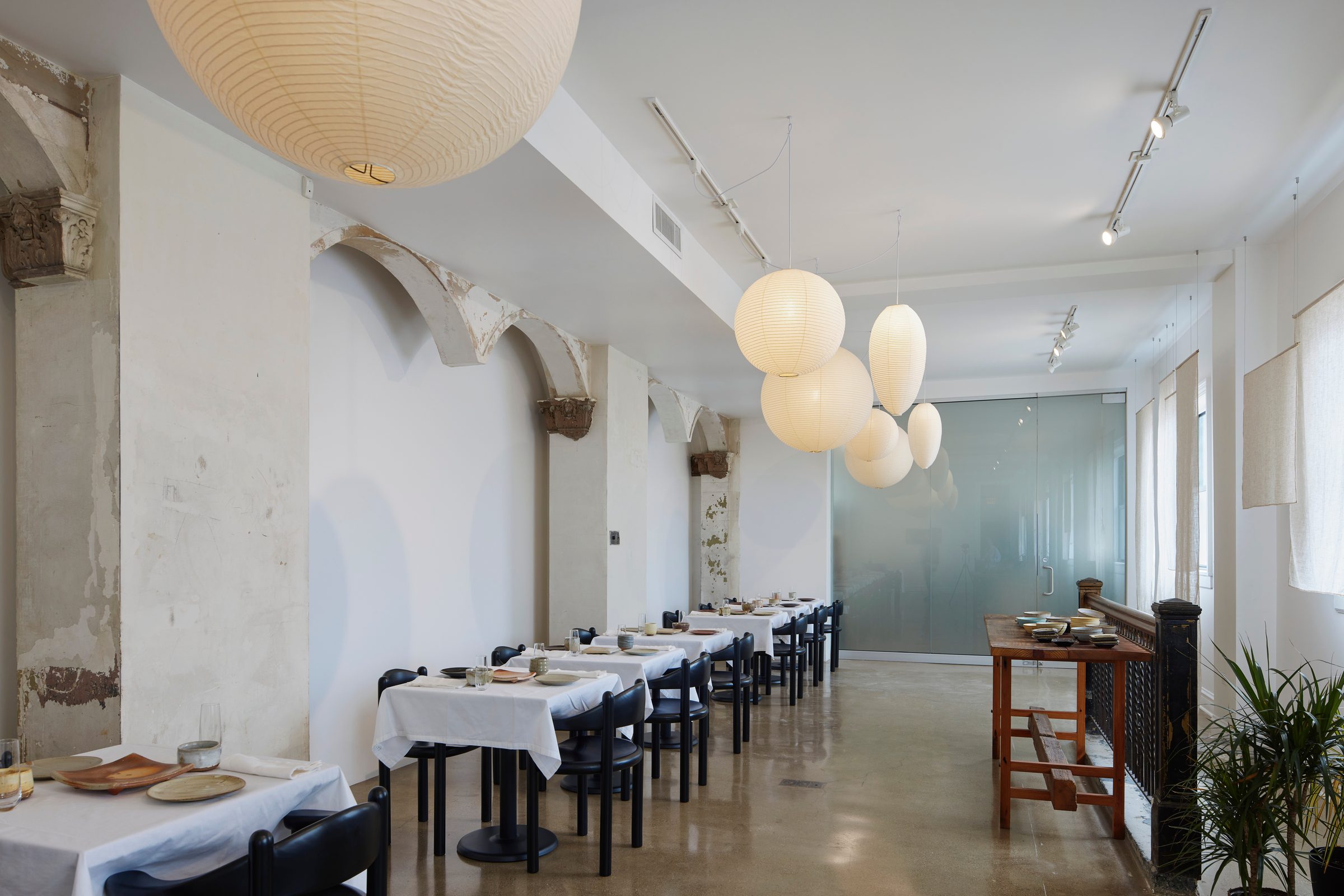 Han Cha dining room at the Stony Island Arts Bank